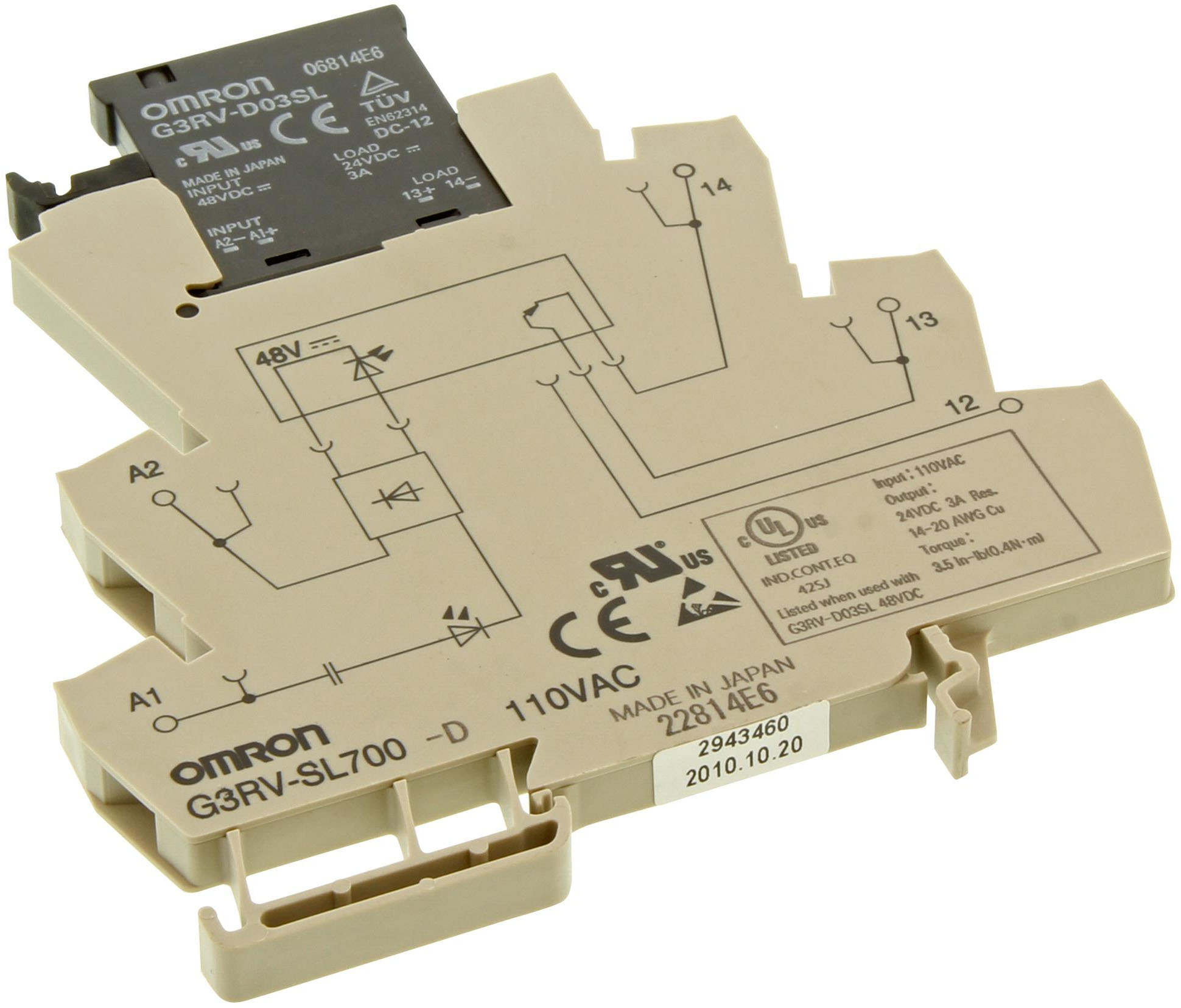 OMRON G3RV-SL700 Solid State Relays